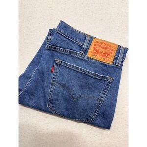 Levis 505 Regular Fit Jeans Mens‎ 40x32 Medium Wash Blue Straight Leg Denim